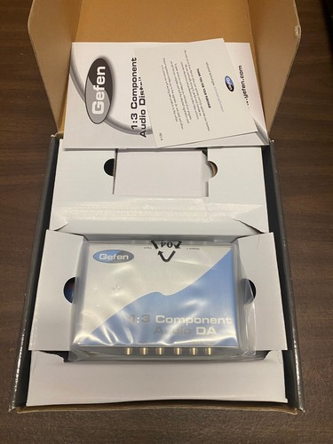 Gefen Ext-COMPAUD-143 1:3 Component & Audio Distribution Amplifier Free US Ship - Picture 2 of 2