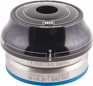 Cane Creek 110 Is Tall 1-1/8" Threadless 41mm Black Headset
