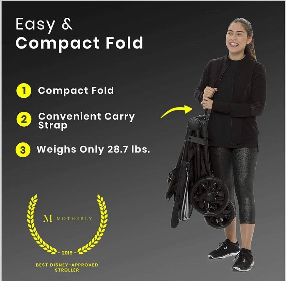 Cochecito doble ultraligero lateral x lateral Jeep Destination, medianoche Foto 2 de 4