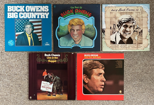 Buck Owens Vinyl Album Sammlung