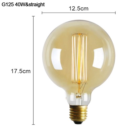 Antique Incandescent Decoration Edison Lamp Glass Vintage Retro Bulb Filament - Picture 22 of 28