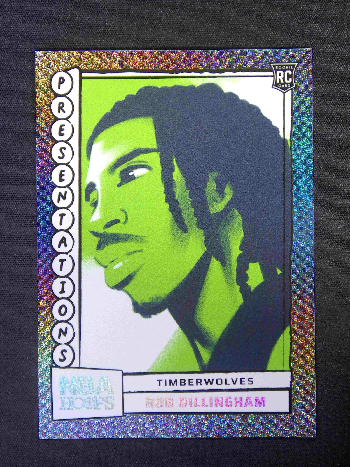 2024-25 Panini Hoops #16 Rob Dillingham RC Rookie Presentations SSP