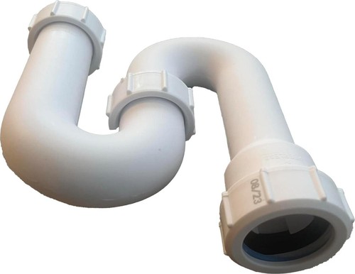 Premium S Trap 32mm (1.1/4'') Sink Waste Pipe Trap, BS EN 274-1:2002 Compliant - Picture 4 of 6