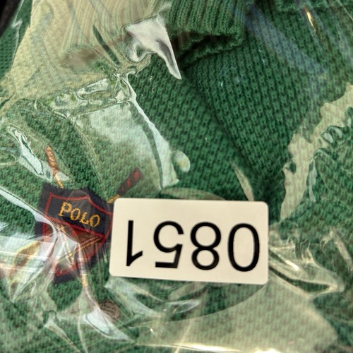 POLO RALPH LAUREN HOMBRE SUÉTER CHALECO GRANDE VERDE GOLF GRAN ACADEMIA BRITÁNICA - Imagen 8 de 8