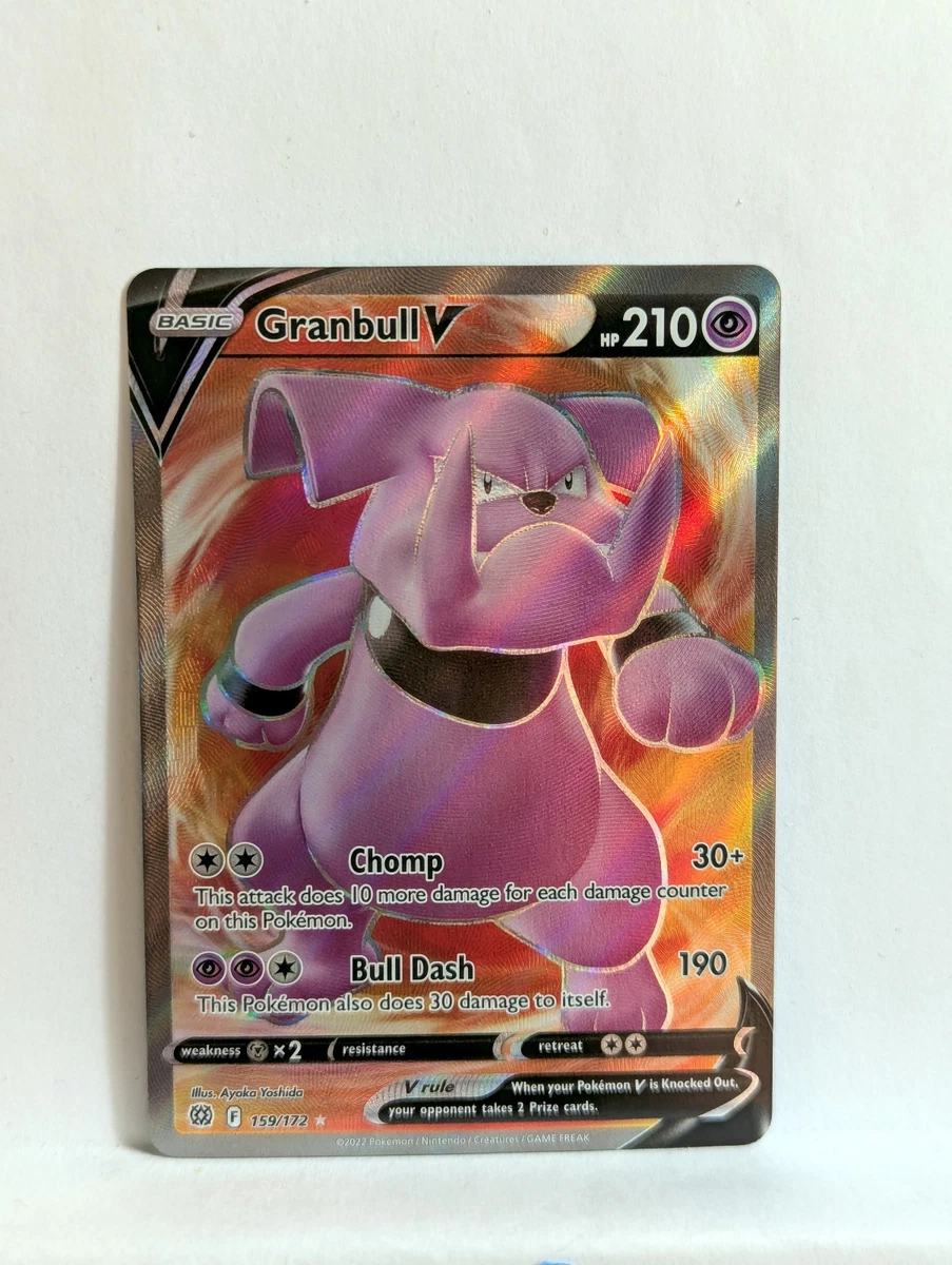 granbull v pokemon card value GRANBULL V 057/172 BRILLIANT STARS POKEMON -HOLO- RARE -MINT -PACK FRESH