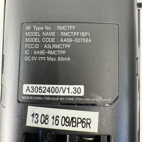 Mando a distancia de reemplazo de voz para TV inteligente táctil Samsung RMCTPF1BP1 AA59-00758A - Imagen 9 de 9