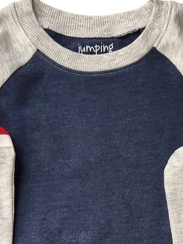 Infant Boys Blue & Gray Sweatshirt Sweat Shirt 24 Months - Bild 2 von 2