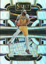 2023-24 Panini Select #20 Anthony Davis Silver Prizms