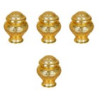 4pcs antike Flaschenform Oenable Edelsteinhalter kleiner Angebotsflasche