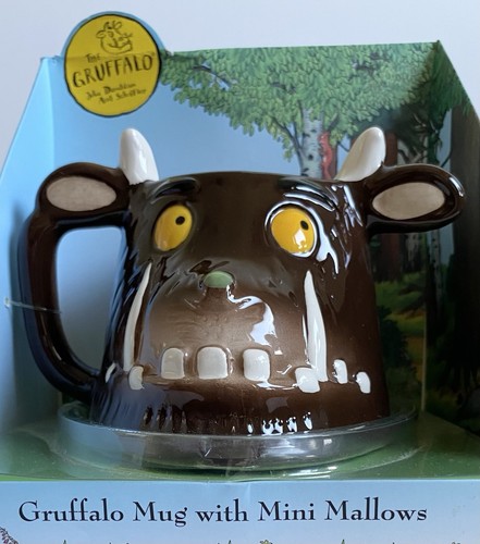 TAZA CERÁMICA GRUFFALO 3D (2011) DISEÑO DE CABEZA EL GRUFFALO JULIA DONALDSON *NUEVA* - Imagen 4 de 10