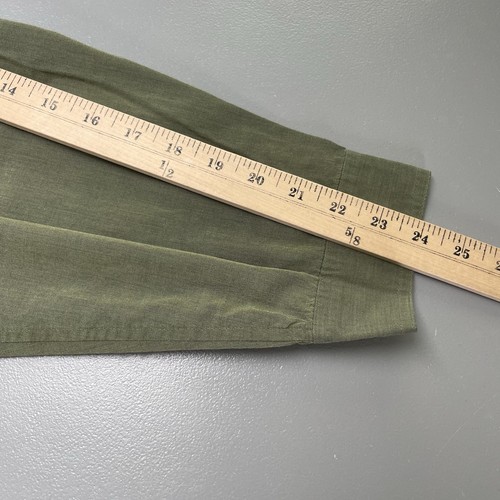 Exofficio Shirt Mens XL Green Long Sleeve Button Down Vented Roll Tab Outdoors - Picture 4 of 14