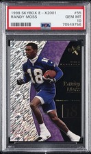 1998 SKYBOX E-X2001 #55 RANDY MOSS ROOKIE RC PSA 10