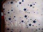 Tommy Hilfiger Twin Sheet Set Celestial Star Gry & Blue Stars on White  3 Piece