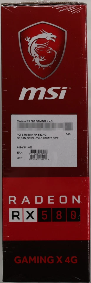 AMD Radeon RX 580 - 4GB GDDR5 - Brand New - MSI Gaming X Graphics Card - Image 4 of 4