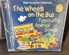 The Wheels on the Bus / Favourite Animal Songs CD SEALED 2 Albums on 1