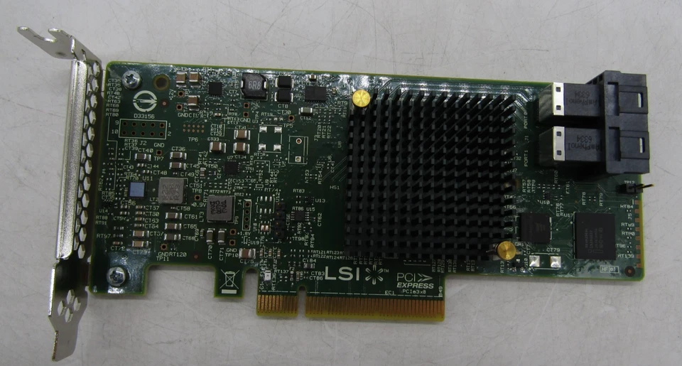 Controlador de módulo RAID LSI Intel RS3UC080 12Gb/s PCIe x8 Gen3 Foto 2 de 4