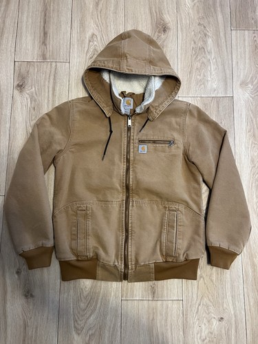 Carhartt Wildwood 100815-211 Sherpa Lined Jacket Size Medium (8/10) Yellowstone - Bild 1 von 14