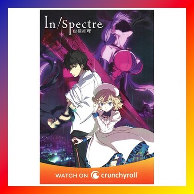 IN/SPECTRE Official POSTER Anime INVENTED INFERENCE Crunchyroll KOTOKO Kuro NEW