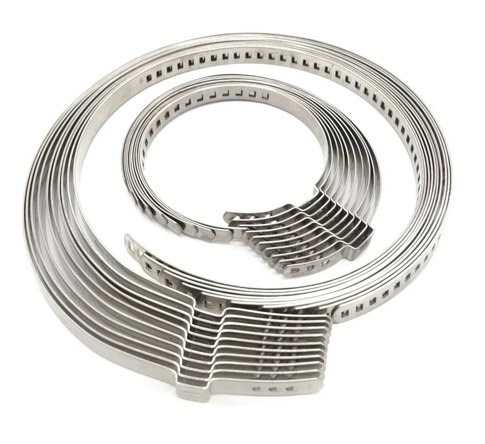 Kit de abrazadera de prensado de arranque de junta CV de eje de acero inoxidable para polainas de engranaje de dirección x20 Foto 3 de 4