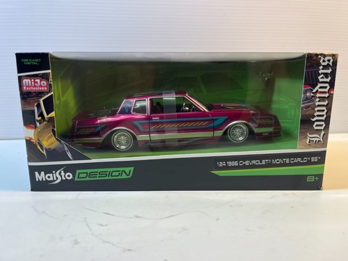 1986 Chevy Monte Carlo Lowrider New In The Box in 1/24 Scale Diecast by Maisto
