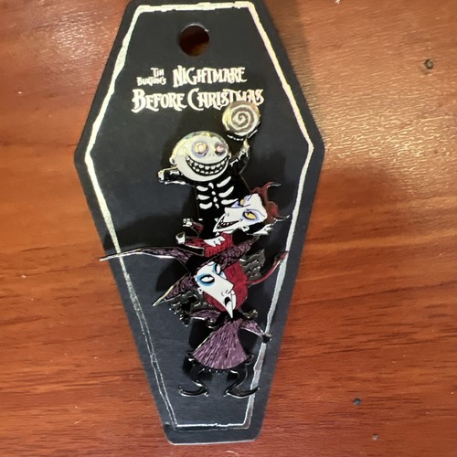 Disneyland DLR 2001 Nightmare Before Christmas Shock Lock Barrel NBC Disney Pin  - Picture 2 of 3