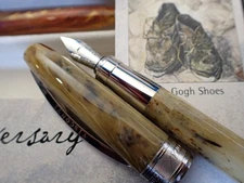 Visconti 25th Anniv Van Gogh Special Set of 12 Pd-pl trim fountain pens M Mint