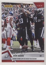 2018 Panini Instant NFL /71 Josh Adams #107 1m1a