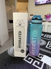 SAHARA SAILOR Stay Hydrated 25oz BPA-Free Reusable Flip Lock Bottle Blue/Purple