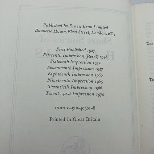 The Complete Short Stories of H.G. Wells 21st Edition 1970 Hardback Ernest Benn - Foto 11 di 24