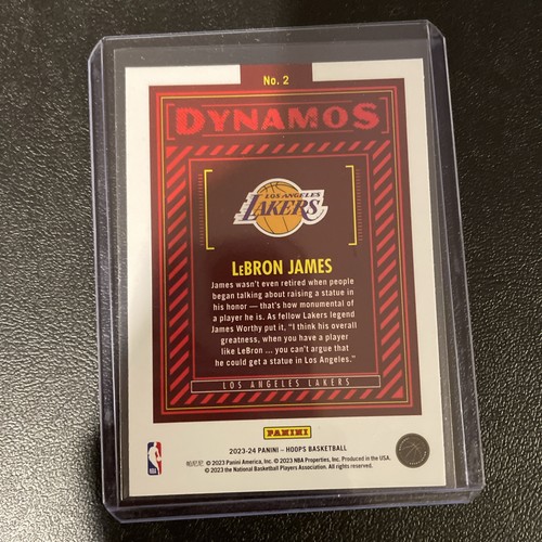 2023-24 Panini NBA Hoops - Dynamos #2 LeBron James - Bild 2 von 2