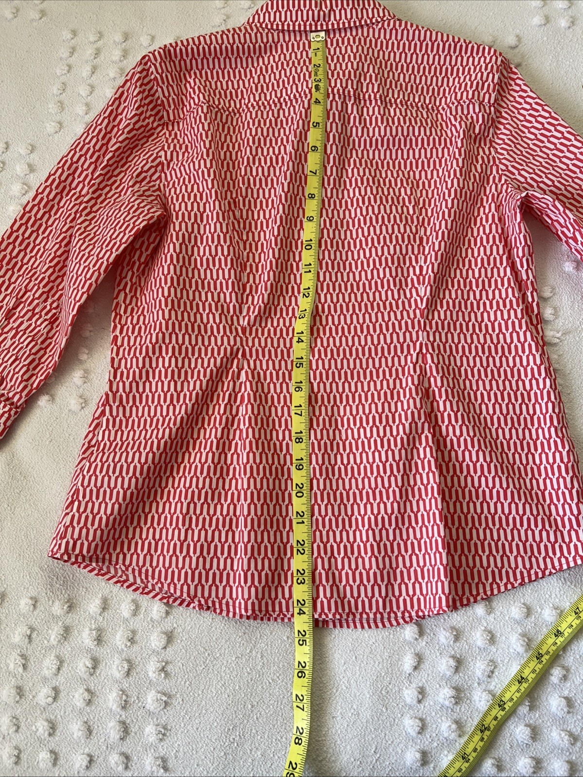 Talbots Wrinkle Resistant 8P 3/4 Sl Reddish Orang… - image 7