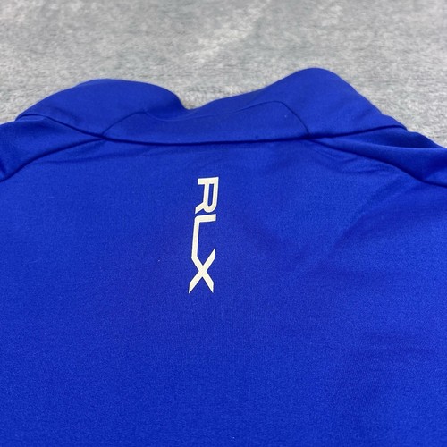 Ralph Lauren RLX Luxury Golf Polo Stretch Jersey 1/4 Zip-Blue Men’s 2XL XXL- NWT - Picture 12 of 19