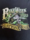 Men's Bike Week Daytona Beach Black Short Sleeve T Shirt Size L 2023 Ex Cond