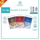 Bundle Anchovy Shrimp Fish Powder 3 Sachets 4g Natural MPASI Seasoning