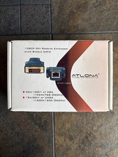 Atlona AT-DVI15SRS 1080p DVI Extender przez CAT5 CAT6 do 100 stóp Nadajnik / odbiornik