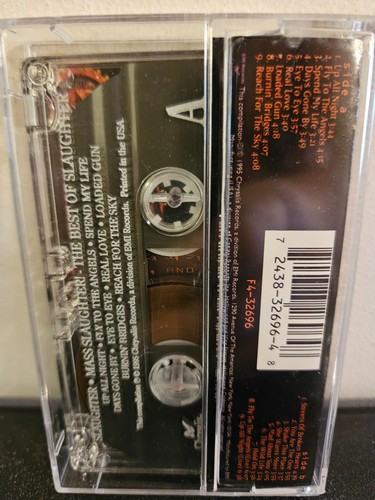 SLAUGHTER Mass Slaughter: The Best Of Slaughter 1995 CASSETTE TAPE HARD ROCK - Picture 4 of 6