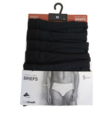 BNWT Marks & Spencer's Men's Briefs Cotton Lycra 5/Pack KH