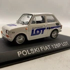 Polski Fiat 126P LOT Polish Airlines Hachette 1:43 Diecast modelcar