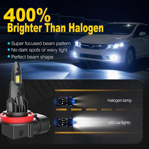 For Chevy Captiva Sport Utility 2012-2015 LED Headlight High/Low+Fog Light Bulbs - Picture 2 of 16