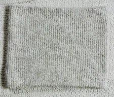 Anthropologie Shimmer Sparkle Cream Ribbed Snood Neck Warmer Cowl (B7)