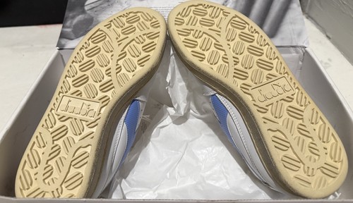 Zapatillas Diadora MI Corte Fila Blanco Vista Azul Zapatos EE. UU. Hombres 5/ WMNS 6.5 - Imagen 6 de 12