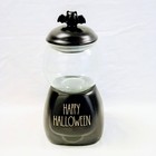 Rae Dunn Artisan Bat Happy Halloween Black Halloween Candy Jar Container