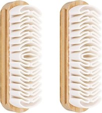 2  Crepe Rubber Brush Cleaner Brushes for Suede Nubuck Shoes/Boots/Bags Cleaning