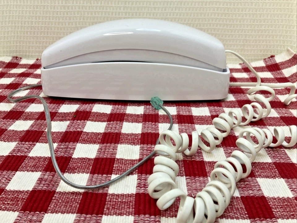 Телефон AT&T с кнопкой проводной настольный или настенный домашний отделочный телефон белый - Изображение 2 из 4