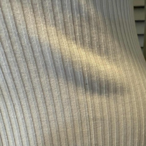 Midikleid Love J Damen weiß gerippt Knopfleiste L - Bild 11 von 14