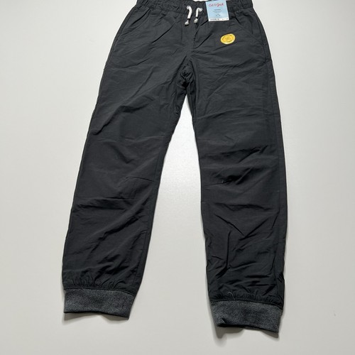 Cat & Jack Kids Fully Lined Joggers with Reinforced Knees - Gray/Charcoal - 12 - Picture 2 of 13