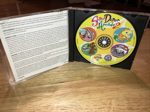 Super Duper Arcade 2 PC Game 1999 Rare Pajama Sam Freddi Fish - Picture 4 of 10