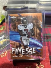 2024 Topps Chrome Finesse Michael Vick #F-11 Orange Refractor /25