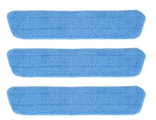 Household Swivel Mop Microfiber Damp Scrub Wet Pad (3 Pack)