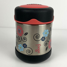 Thermos Foogo Vacuum Insulated Stainless Steel 10-Ounce Food Jar Poppy Patch
